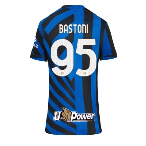 Billiga Inter Milan Alessandro Bastoni #95 Hemmatröja Dam 2024-25 Kortärmad